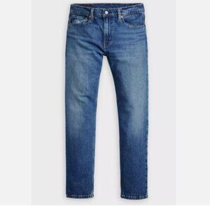 Levi's Premium 502 W38 L30 Taper Fit Selvedge Men's Jeans Medium Wash Red Line